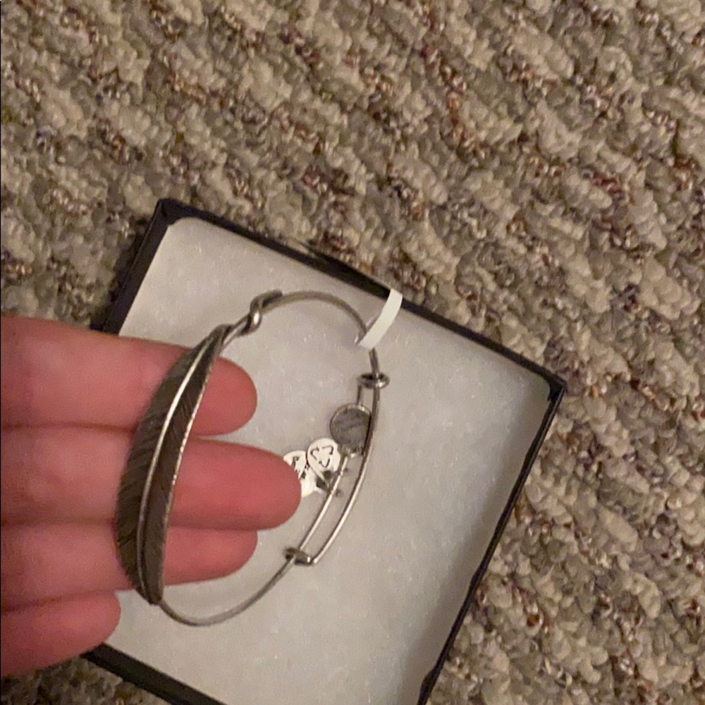Alex and ani silver bracelet